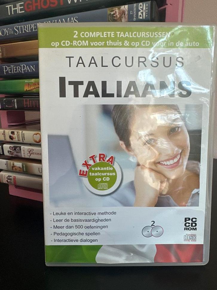 Taalcursus Italiaans - CD-ROM, Boeken, Studieboeken en Cursussen, Zo goed als nieuw, Niet van toepassing, Verzenden