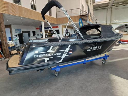 Corsiva tender 590 sloep 4 takt 60pk inclusief Trailer!, Watersport en Boten, Sloepen, Zo goed als nieuw, 50 tot 70 pk, 3 tot 6 meter