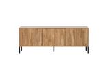 WOOOD New Gravure Tv-meubel 150 cm Eiken Naturel | €499, nu, 100 tot 150 cm, Nieuw, Ophalen of Verzenden, Woood