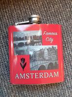 Heupfles opschrift amsterdam, Hobby en Vrije tijd, Overige Hobby en Vrije tijd, Ophalen of Verzenden, Zo goed als nieuw