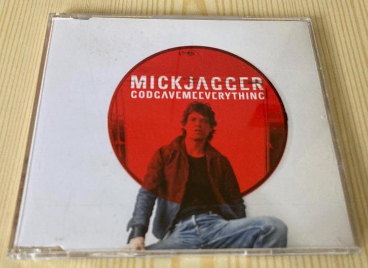 CD Single Mick Jagger - God Gave Me Everything, Cd's en Dvd's, Cd Singles, Zo goed als nieuw, Rock en Metal, 1 single, Maxi-single