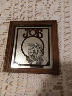 Vintage Job spiegel afmeting 15 bij 15 cm, Ophalen of Verzenden, Zo goed als nieuw