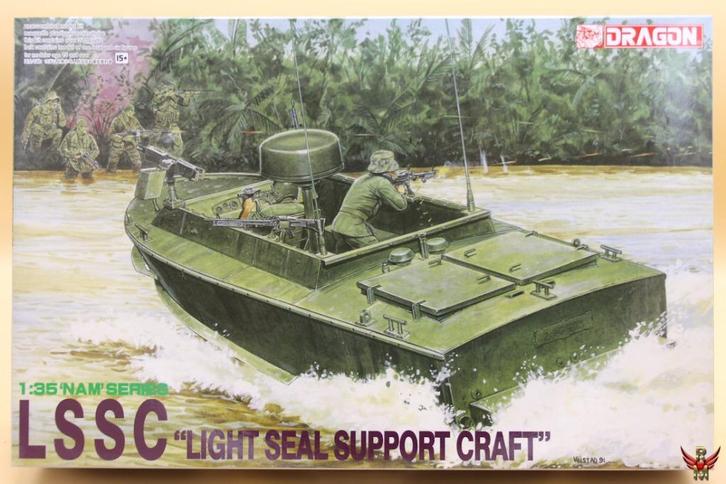 ROWASP | Dragon 1/35 LSSC Light SEAL Support Craft, Hobby en Vrije tijd, Modelbouw | Boten en Schepen, Nieuw, 1:32 tot 1:50, Overige merken