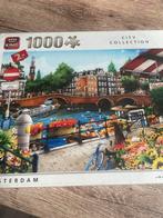 King Amsterdam Puzzel 1000 Stukjes, Ophalen of Verzenden, Zo goed als nieuw, Legpuzzel