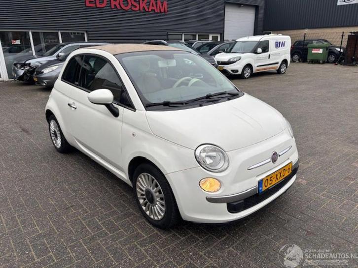 Fiat 500C 0.9 Twinair Lounge (bj 2012), Auto diversen, Schadeauto's, Fiat, Handgeschakeld, Benzine, Overige carrosserieën