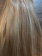 Clip in Haarverlenging Blond, Ophalen of Verzenden, Gebruikt, Pruik of Haarverlenging