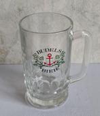 glazen bierpul BUDELS bier met anker  ,Budel brouwerij, Verzamelen, Biermerken, Ophalen of Verzenden, Zo goed als nieuw, Pul(len)