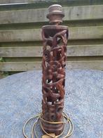 Houten Lamp met Uitgesneden Design, Ophalen of Verzenden