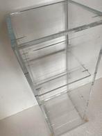 Jaren 80 plexiglas CD rek, Kunststof, Gebruikt, Onbekend, Ophalen of Verzenden
