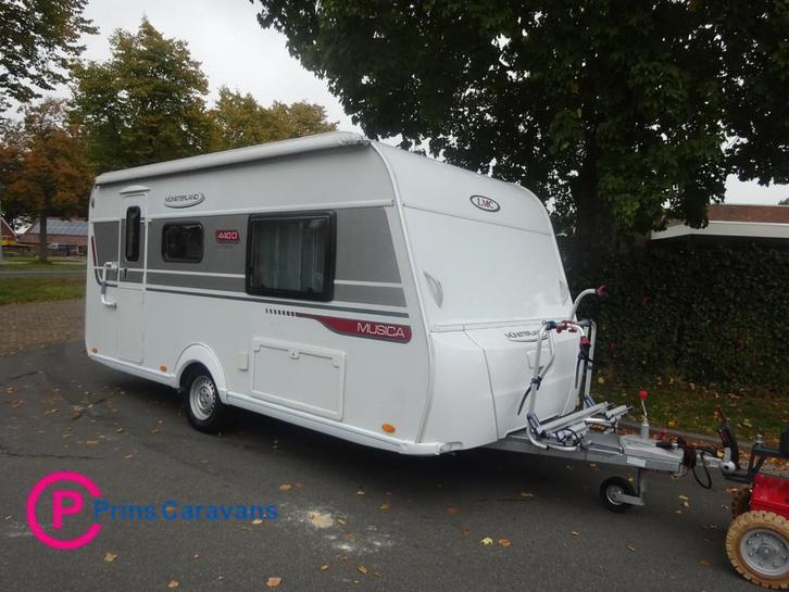 Lmc Musica 440D Frans Bed +Mover, Caravans en Kamperen, Caravans, Bedrijf, tot en met 3, 1000 - 1250 kg, LMC en Münsterland, Hordeur