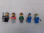 Lego : 5x Western minifiguren met wapens, Ophalen of Verzenden, Gebruikt, Lego
