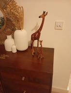 Houten Giraffen - Handgemaakt, Antiek en Kunst, Kunst | Beelden en Houtsnijwerken, Ophalen of Verzenden