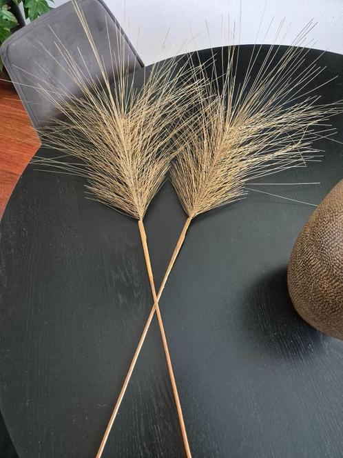 KUNSTBLOEMEN goud goudkleurig pluimen lang kunst bloemen, Huis en Inrichting, Woonaccessoires | Kunstplanten en Kunstbloemen, Zo goed als nieuw