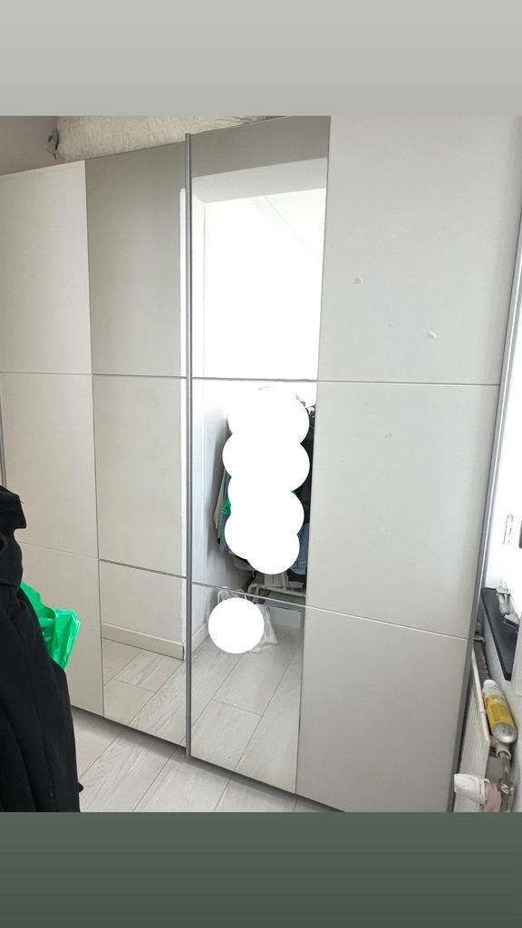 Schuifdeurkast MAG PER DIRECT WEG!, Huis en Inrichting, Kasten | Kledingkasten, Zo goed als nieuw, 200 cm of meer, 150 tot 200 cm