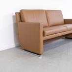 1x Leolux Timandra Bank 2,5-zits/172cm Leder - Cognac, Niet ingevuld, Overige maten, Minder dan 75 cm, 150 tot 200 cm