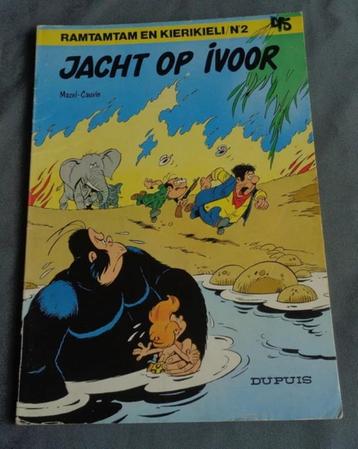 Ramtamtam en Kierikieli 2 jacht op ivoor 1980 Dupuis stripal beschikbaar voor biedingen