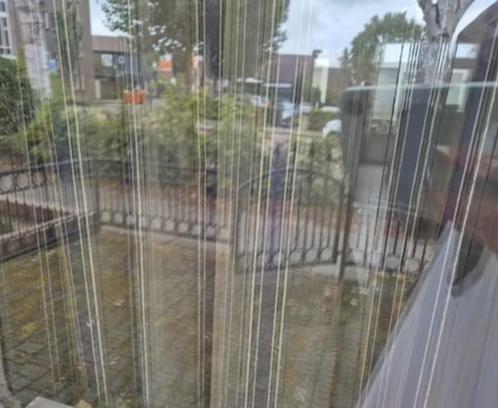 Wind gordijnen in between vitrage eigentijds luxe 340 x 280, Huis en Inrichting, Stoffering | Gordijnen en Lamellen, Zo goed als nieuw