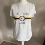 Costes T-shirt met opdruk Buenos Aires maat S 36 XS 34 wit, Wit, Ophalen of Verzenden, Zo goed als nieuw, Korte mouw