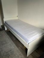 Ikea släkt eenpersoonsbed ZONDER MATRAS, Huis en Inrichting, Ophalen, 90 cm, Eenpersoons, Wit