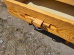 Brutalistische grenen nachtkastjes en commode side table., Ophalen, Gebruikt, 45 tot 65 cm, Onbekend