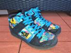 DG sneakers mt.38 zwart suede met gekleurd leer, Overige kleuren, Ophalen of Verzenden, DG, Sneakers of Gympen