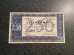 2.50 gld zilverbon 1938 UNC, Postzegels en Munten, Bankbiljetten | Nederland, Ophalen of Verzenden