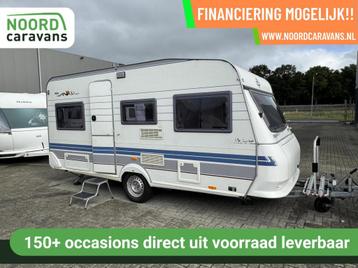 Hobby De Luxe 450 4 PERS + VOORTENT + WC beschikbaar voor biedingen