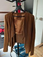 Bruin suede jasje van proud maat l, Kleding | Dames, Bruin, Maat 42/44 (L), Ophalen of Verzenden, Zo goed als nieuw