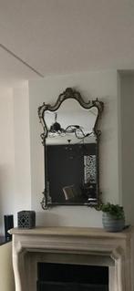 Sierlijke spiegel brocante, Minder dan 100 cm, Minder dan 50 cm, Ophalen of Verzenden, Ovaal