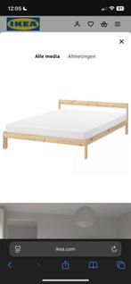Bed 140x200 hout, Huis en Inrichting, Slaapkamer | Matrassen en Bedbodems, Ophalen, 140 cm, Zo goed als nieuw, Twijfelaar