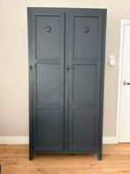 Massief houten lockerkast, buffet kast, Huis en Inrichting, Kasten | Kledingkasten, Ophalen, 100 tot 150 cm, 200 cm of meer, Landelijk industrieel vintage