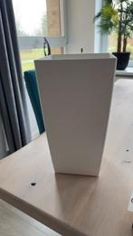 5x Witte Kunststof Bloempotten - 36cm Hoog, Kunststof, Vierkant, Ophalen of Verzenden, Binnen