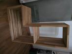 Houten wand of boekenmeubel, Huis en Inrichting, Kasten | Wandmeubels, Ophalen, Met plank(en), Zo goed als nieuw, Minder dan 150 cm