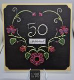 Kerstactie! Geborduurde wenskaarten Jubileum voor de helft!, Nieuw, Man of Vrouw, Info@sparklecrafts.nl, Ophalen of Verzenden