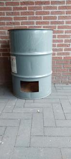 200 liter ton schoon Brandton Vuurton open of dicht, Ophalen, Zo goed als nieuw, Vuurton