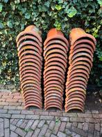 Halfronde rode  vorsten (61 stuks), Doe-het-zelf en Verbouw, Dakpannen en Dakbedekking, Gebruikt, Steen of Klei, Ophalen of Verzenden