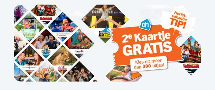 ‘Tweede kaartje gratis’ actie Albert Heijn, Tickets en Kaartjes, Kortingen en Cadeaubonnen, Eén persoon, Overige typen, Overige soorten