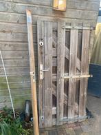 Houten Tuindeur met Beslag, Ophalen, Gebruikt, 80 tot 100 cm, Minder dan 200 cm