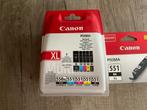 Canon originele inkt cartridges CLI 551XL + PGI-551 XL, Ophalen of Verzenden, Nieuw, Cartridge, Canon