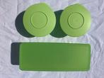 Tupperware groene bakjes en rechthoekige bak., Ophalen of Verzenden, Zo goed als nieuw, Overige thema's, Overige typen