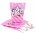 Leuke traktatie LOL popcorn doosjes, nieuw, Ophalen of Verzenden, Nieuw, Feestartikel, Verjaardag