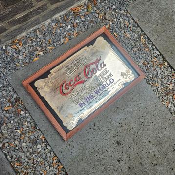 Vintage Coca-Cola Spiegelreclame beschikbaar voor biedingen