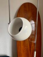 Vintage gepo bollamp wit, Huis en Inrichting, Lampen | Vloerlampen, Verzenden, Zo goed als nieuw, Metaal, 150 tot 200 cm