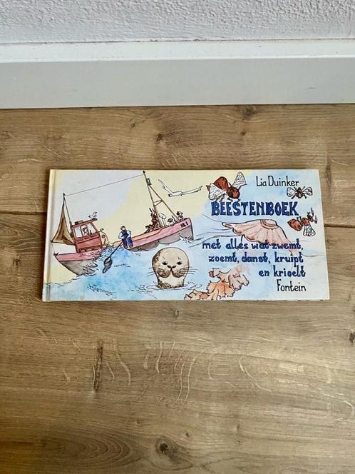 Z.g.a.n. Beestenboek - door Lia Duinker - mooie tekeningen, Boeken, Kinderboeken | Kleuters, Zo goed als nieuw, Non-fictie, Ophalen of Verzenden