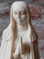 Antiek Maria beeld wit marmer, Ophalen of Verzenden, Beeld(je)