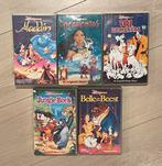 Disney vhs videoband - Aladdin Belle Beest Jungle Boek etc, Alle leeftijden, Verzenden, Gebruikt