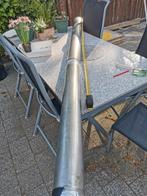 Rookgas afvoer dubbelwandig rvs., Doe-het-zelf en Verbouw, Buizen en Afvoer, Gebruikt, 2 tot 4 meter, Ophalen of Verzenden, Rvs