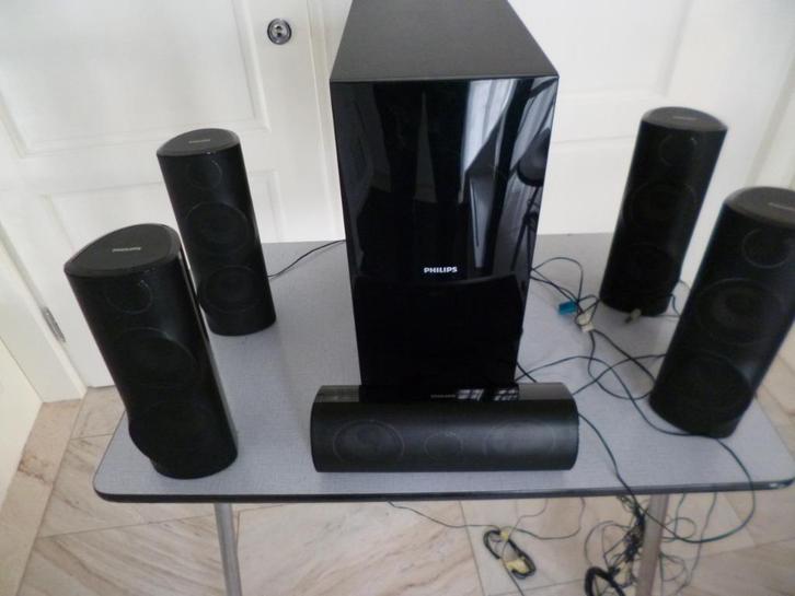 Speakers van een home cinema-set, Audio, Tv en Foto, Home Cinema-sets, Gebruikt, Overige spelers, Overige systemen, 40 tot 70 watt