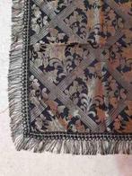 Vintage tafelkleed zwart/antraciet goudglans 160/130, Gebruikt, Etten-Leur, Djt@dejuistetoon.eu, Ophalen of Verzenden
