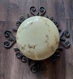 Art deco plafonniere, Ophalen, Zo goed als nieuw, Glas